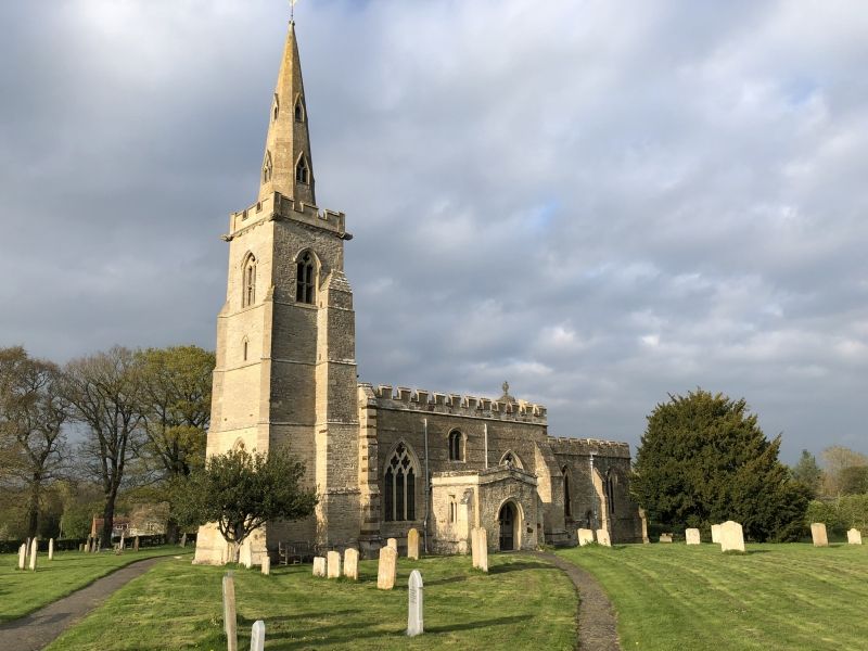 A view of All Saints Church at Tilbrook